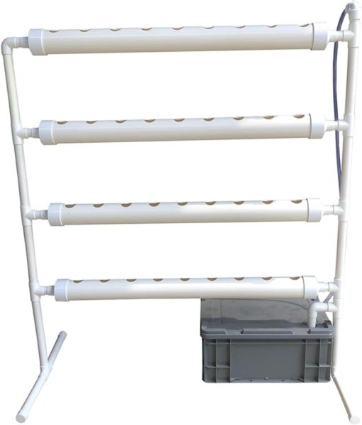 XENITE Hydroponics Growing System Hydroponic Grow Kit, 36 Holes Pipe Grow Kit Indoor Greenhouse Planting Box Gardening System Nursery Pot Hydroponic Rack Hydroponic Tower - Image 5