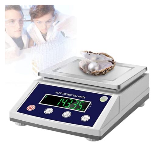 ZOCWJK High Precision Lab Scale, 1000g/0.01g Precision Analytical Electronic Balance, Laboratory Weighing Balance Jewelry Scales Kitchen Precision Weighing Electronic Scale(