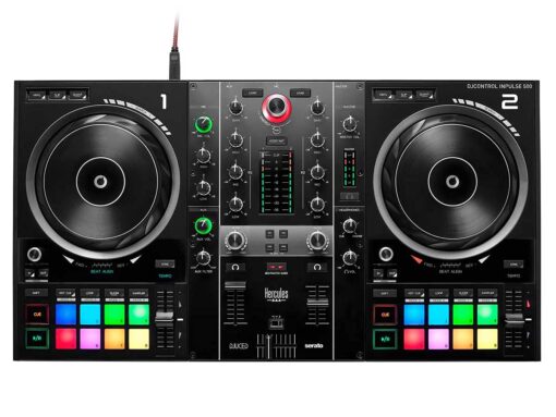 Hercules DJControl Inpulse 500: 2-deck USB DJ controller for Serato DJ and DJUCED (included) - Image 8