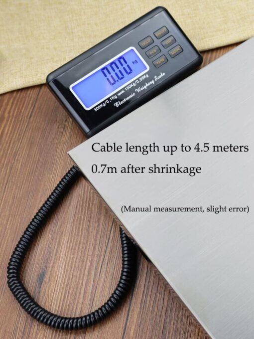 ZOCWJK Digital Kitchen Weighing Scales Electronic Table Scale,Portable Industrial Scale,Express Weighing Scale,Household Stainless Steel Baking,Multifunctional Table Scale,(Battery - Image 4