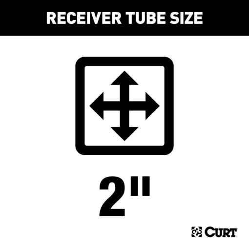 CURT 13519 Class 3 Trailer Hitch, 2-Inch Receiver, Fits Select Toyota Grand Highlander - Image 8