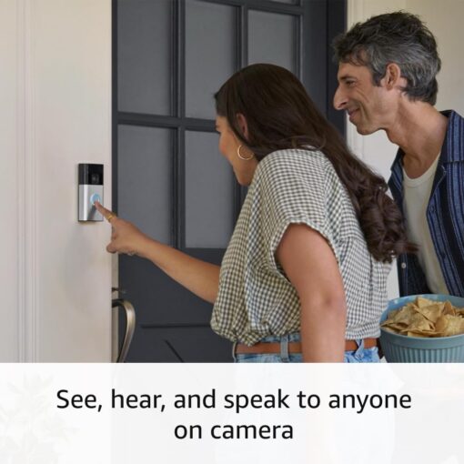 Ring Battery Doorbell with Ring Floodlight Cam Wired Plus (White) - Image 5