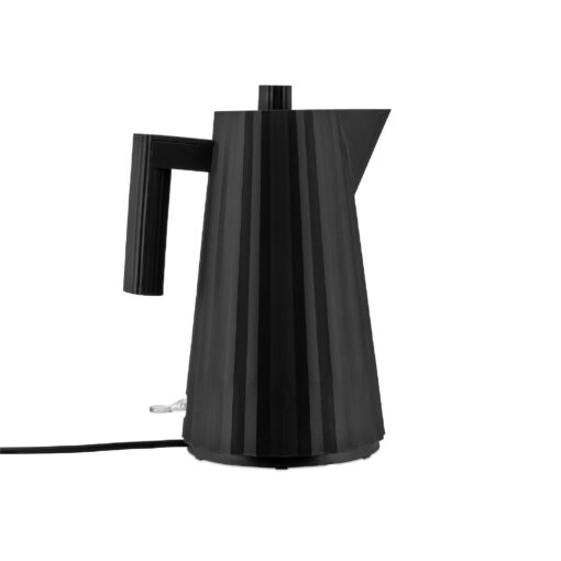 Alessi Plissé MDL06 B/UK Designer Electric Kettle, Thermoplastic Resin, UK Plug 2400 W, 170 cl, Black - Image 7