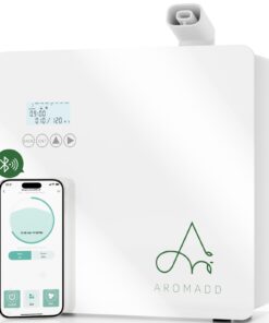 2025 Upgraded 3500 Sq.Ft Smart Scent Machine - HVAC System, Whole House Aroma & Hotel Collection Diffuser, Waterless Essential Oil Diffuser for Home, Office, 600ML Capacity, Cold Air Tech (White)