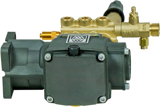 AAA 90036 Horizontal Triplex Plunger Replacement Pressure Washer Pump Kit, 3200 PSI, 2.8 GPM, 3/4" Shaft, Includes Hardware and Siphon Tube, for Industrial Gas Powered Machines, Black - Image 2