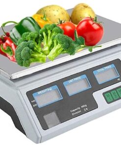 ZOCWJK Digital Scales Food,Kitchen Food Scales Digital Electronic Scale Price Computing Weighing, 40kg Commercial Shop Platform Scale for Fruits Vegetable Scale(