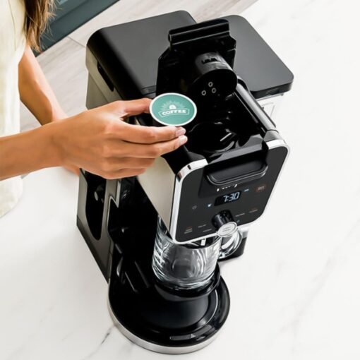Ninja CFP451CO DualBrew System 14-Cup Coffee Maker, Single-Serve Pods & Grounds, 4 Brew Styles, Built-In Fold Away Frother, 70-oz. Water Reservoir & Carafe, Black (Renewed) - Image 7