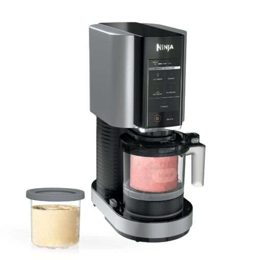 Ninja NC300 CREAMi Ice Cream Maker with (2) Pint Containers & Lids, Silver (Renewed) - Image 8