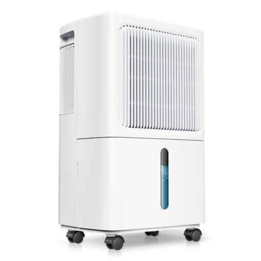 2,500 Sq.Ft Dehumidifier for Basement with Drain Hose, 31 Pint Dehumidifiers for Home with 3 Modes, Smart Humidity Control & Display, 24HR Timer, Auto Defrost for Large Room, Bathroom,Bedroom