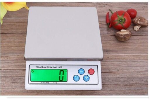 ZOCWJK Electronic Scales W1g-30kg High Precision Digital Kitchen Weighing Scales with LCD Display Tare Zero Function Scales( - Image 2