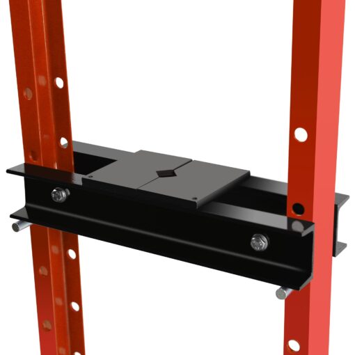 12 Ton Hydraulic Shop Floor Press with Pressure Gauge, Steel H-Frame Shop Press with Press Plates Adjustable Working Table, Floor Stand Jack for Gears and Bearings One Size - Image 4