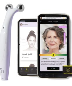 7E Wellness MyoLift QT Microcurrent Facial Device with Smart Current Technology and Smartphone App - Portable Skin Care Tools, Instant Face Lift, Anti Aging, Skin Tightening - Up to 400 Microamps
