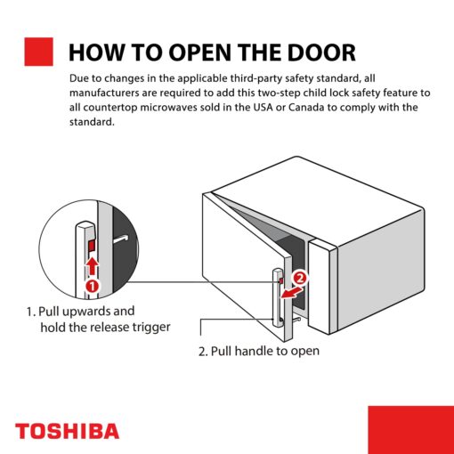 TOSHIBA ML4-EM22PAIT(SS) Countertop Microwave Oven with Sensor Cook, 6 Auto Menus, Origin Inverter, Child Lock, 2.2 Cu Ft for Large Family, 16.5 Inch Removable Turntable, 1200W, Stainless Steel - Image 3