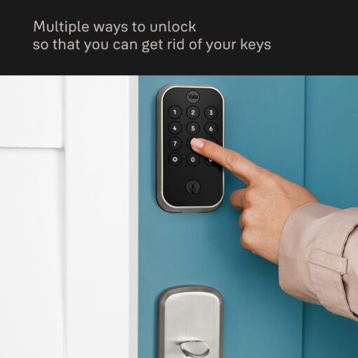 Yale Security Assure Lock 2 Deadbolt, Oil Rubbed Bronze Smart Entry Door Lock with Wi-Fi Connected Keypad for Code Entry Door Lock and Remote Access with Back-Up Key, YRD410-WF1-0BP - Image 7