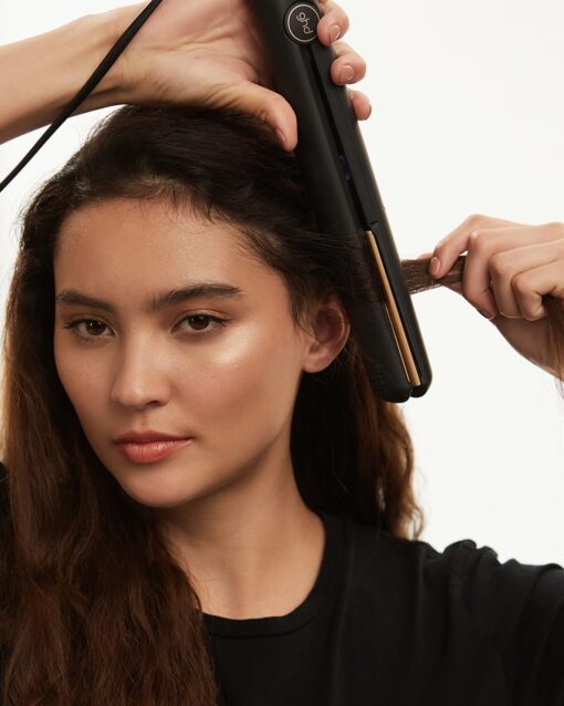 ghd Original Styler ― 1" Flat Iron Hair Straightener, Optimum Styling Temperature for Professional Salon Quality Results, No Extreme-Heat Styling Damage, Ceramic Heat Technology ― Black - Image 7