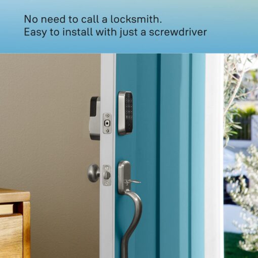 Yale Security Assure Lock 2 with Wi-Fi, Keypad Smart Lock with Back-Up Key in Satin Nickel - YRD410-WF1-619 - Image 3