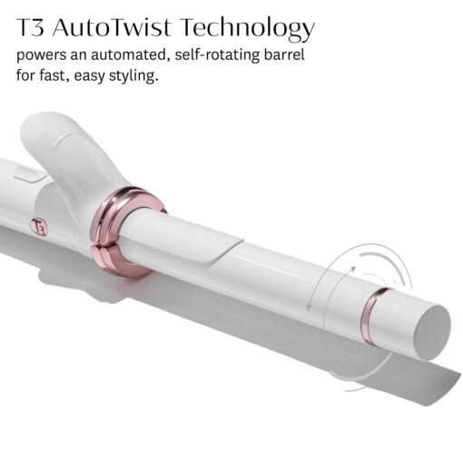 T3 CurlWrap 1" Automatic Rotating Curling Iron with Longer Barrel, 2 Timer Settings, 9 Heat Settings, Auto-Rotating Ceramic Barrel and Ion Generator for Fast, Easy Curls and Waves on All Hair Types - Image 13