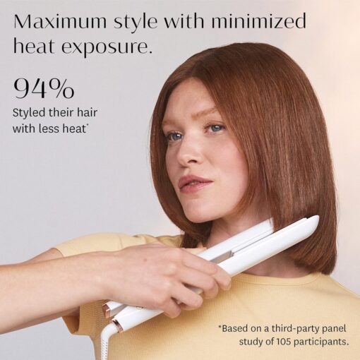 T3 SinglePass StyleMax Professional 1" Ceramic Flat Iron with Automated Heat Technology, 9 Heat Settings, Longer Ceramic Plates for Straightening, Waving, Curling & Styling - Image 5