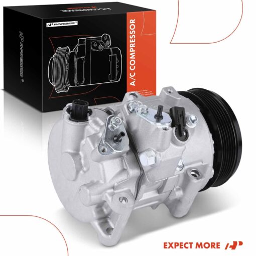 A-Premium Air Conditioner AC Compressor with Clutch Compatible with Toyota Camry 2.5L 2012-2017, RAV4 2.5L 2009-2012 - Image 2