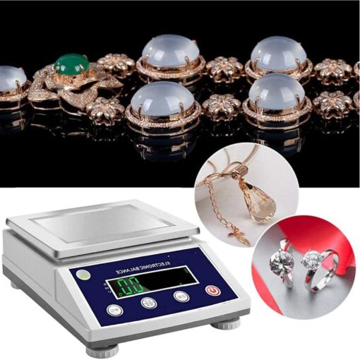 ZOCWJK High Precision Lab Scale, 1000g/0.01g Precision Analytical Electronic Balance, Laboratory Weighing Balance Jewelry Scales Kitchen Precision Weighing Electronic Scale( - Image 3
