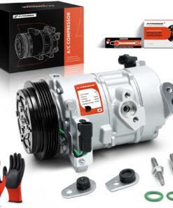 A-Premium Air Conditioner AC Compressor with Clutch Compatible with Ford Mustang 2.3L 2015-2021