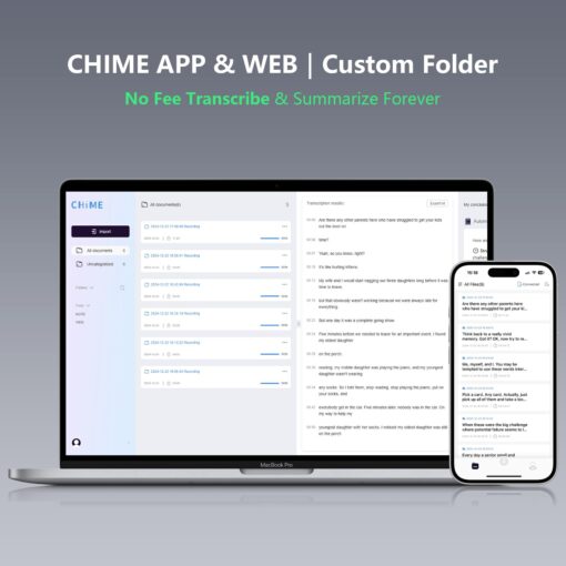 AI Voice Recorder, Audio Recorder, No Fee Transcribe & Summarize with AI Technology, WEB｜APP Control｜Custom Summary｜117 Languages｜Wireless Charging, Voice Activated Recorder for Lectures/Meetings-Grey - Image 8