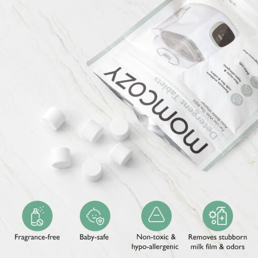 Momcozy KleanPal Pro Baby Bottle Washer & Momcozy Official Washing Block for Momcozy KleanPal Pro Baby Bottle Washer, 120 Tablets - Image 2