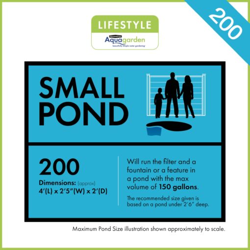 Pennington Aquagarden , Inpond 5 in 1, Pond & Water Pump, Filter, UV Clarifier, LED Spotlight and Fountain , All in One solution for a Clean, Clear and Beautiful pond , For Ponds up to 200 Gallons - Image 10