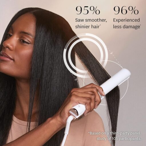 T3 SinglePass StyleMax Professional 1" Ceramic Flat Iron with Automated Heat Technology, 9 Heat Settings, Longer Ceramic Plates for Straightening, Waving, Curling & Styling - Image 4