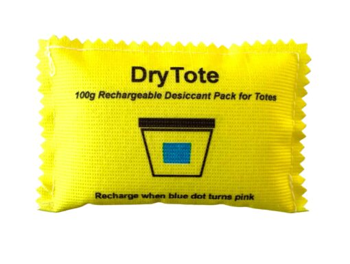 100g Rechargeable Desiccant Pack of 50 - Moisture Absorbing Bag - Desiccant Dehumidifier for Storage Bins and Totes