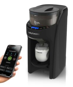 Baby Brezza Formula Pro Advanced WiFi Formula Dispenser - Automatically Mix a Warm Formula Bottle From Your Phone Instantly – Easily Make Bottle With Automatic Powder Blending Machine, Black