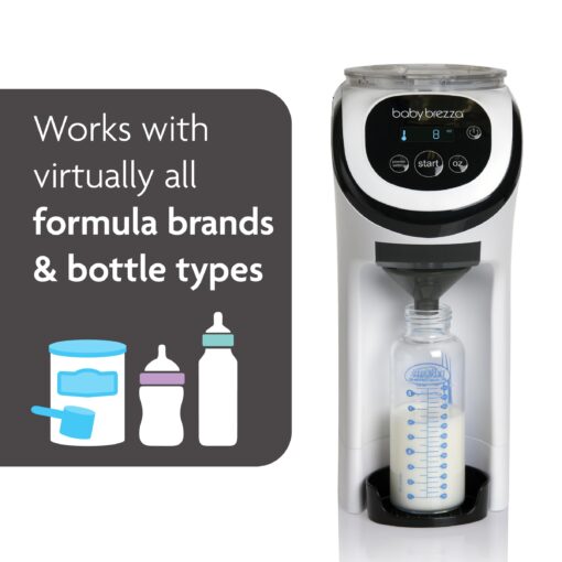 Baby Brezza Formula Pro Mini Baby Formula Mixer Machine Fits Small Spaces and is Portable for Travel– Bottle Makers Makes The Perfect Bottle for Your Infant On The Go, White - Image 8