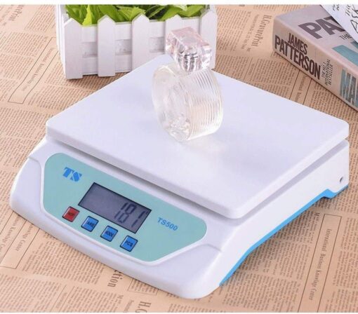 ZOCWJK Electronic Scales High Precision Electronic Scale Digital Kitchen Weighing Scales ABS Electronic Cooking Scale Scales(One Color-30kg/1g - Image 3