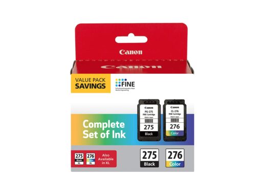 Canon PIXMA TR4720 All-in-One Wireless Printer - Home Use, Auto Document Feeder, Mobile Printing, Built-in Fax - Black & Canon PG-275/CL-276 Multi Pack & PG-275 Black Ink Tank - Image 5