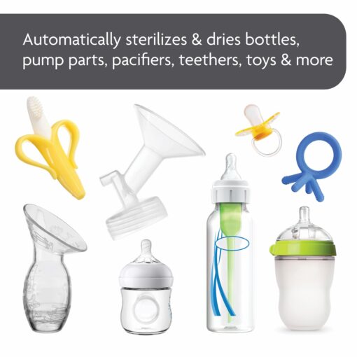 Baby Brezza Bottle Sterilizer and Dryer Advanced – Electric Steam Sterilization Machine Universal Sterilizing for All Bottles: Plastic + Glass Pacifiers Breast Pump Parts - HEPA Filtration - Image 5