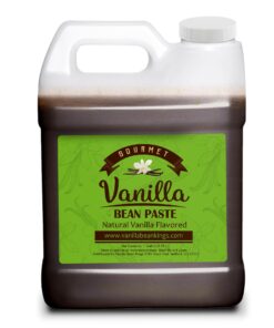 Vanilla Bean Paste for Baking and Cooking - Gourmet Madagascar Bourbon Blend made with Real Vanilla Seeds - 1 Gallon