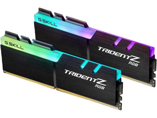 G.SKILL Trident Z RGB Series (XMP) DDR4 RAM 64GB (2x32GB) 3200MT/s CL16-18-18-38 1.35V Intel AMD Desktop Computer Memory UDIMM (F4-3200C16D-64GTZR)
