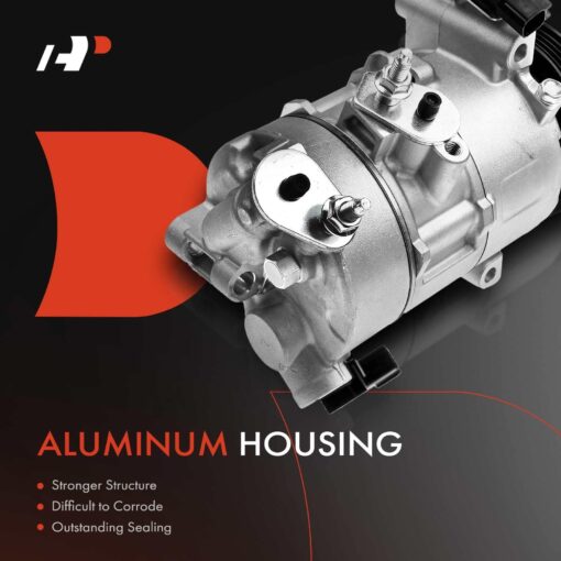 A-Premium Air Conditioner AC Compressor with Clutch Compatible with Ford Mustang 2.3L 2015-2021 - Image 8
