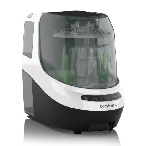 Baby Brezza Bottle Washer Pro - Baby Bottle Washer, Sterilizer + Dryer - All in One Machine Cleans Bottles, Pump Parts, & Sippy Cups - Replaces Hand Washing, Bottle Brushes and Drying Racks