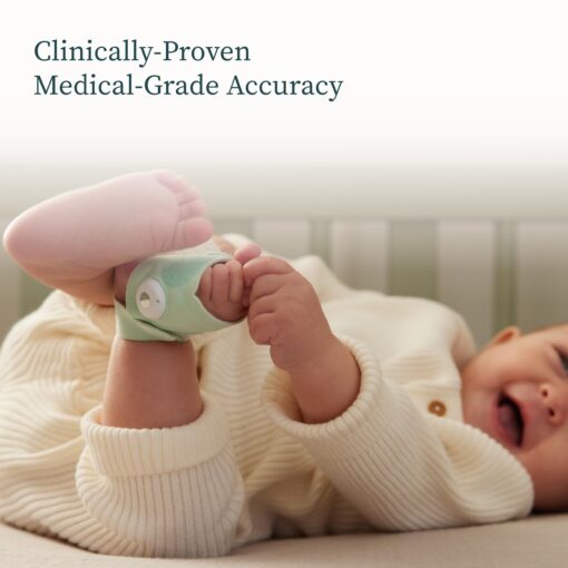 Owlet Dream Sock® - FDA-Cleared Smart Baby Monitor - Track Live Pulse (Heart) Rate, Oxygen in Infants - Receive Notifications - Image 2