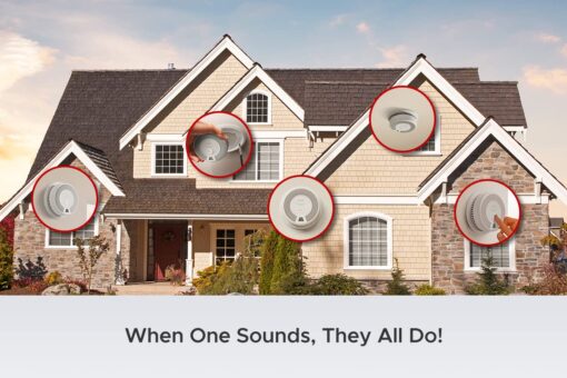 X-Sense Wireless Interconnected Combination Smoke and Carbon Monoxide Detector, 10-Year Battery Powered Fire and CO Alarm, SC06-W, 6-Pack - Image 9