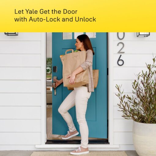 Yale Security Assure Lock 2 with Wi-Fi, Key-Pad, Deadbolt, Satin Nickel - Image 5