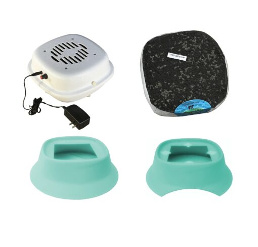 Purrified Air Product Group B - Air Filter Bundle for Pet Owners with Booda Dome Litter Box - Includes Air Purifier, Extra Filter Media Cartridge, Dome Adapter - Quick Odor Elimination - AR Adapter