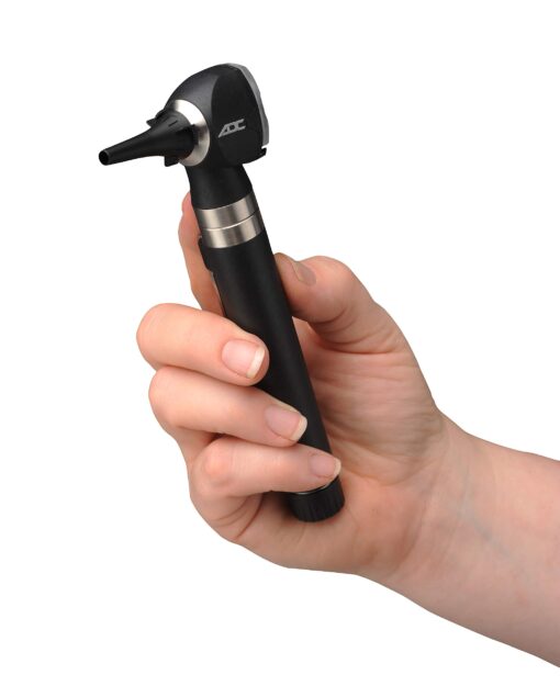 ADC Otoscope/Ophthalmoscope Diagnostic Set, Pocket Size, LED Lamp, 2.5V, Hard Case, Diagnostix 5110NLV, Purple - Image 6
