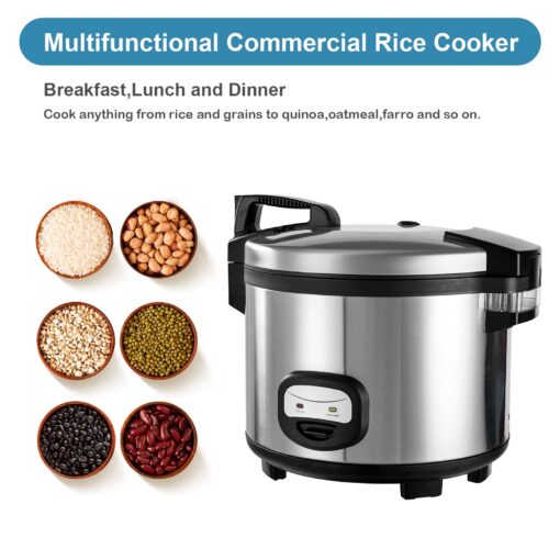 YBSVO 60-Cup (Cooked) Commercial Rice Cooker and Warmer - Image 4