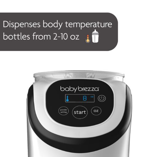 Baby Brezza Formula Pro Mini Baby Formula Mixer Machine Fits Small Spaces and is Portable for Travel– Bottle Makers Makes The Perfect Bottle for Your Infant On The Go, White - Image 4