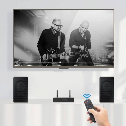 Arylic Stereo WiFi and Bluetooth 5.0, 2-Channel Class D Wireless Mini Home Amplifier for Speakers with spotify, airplay 1, Multi-Room/multizone Digital Audio Amp-Up2stream A30 + - Image 4