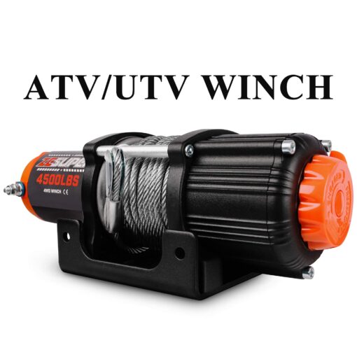 ZESUPER 4500-lb Waterproof Winch Waterproof IP67 Electric Winch with Hawse Fairlead, with Both Wireless Handheld Remote (Steel Cable) - Image 7