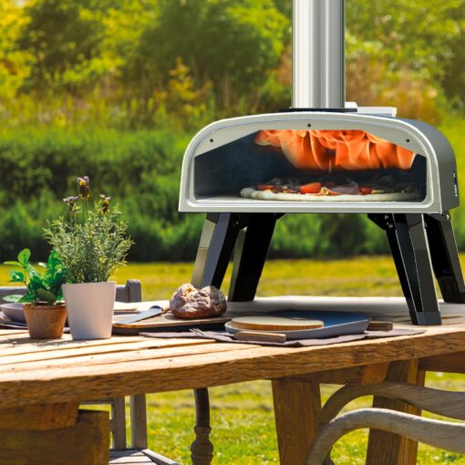 aidpiza Pizza Oven Outdoor 12" Wood Fired Pizza Ovens Pellet Pizza Stove for outside, Portable Stainless Steel Pizza Oven for Backyard Pizza Oven - Image 2