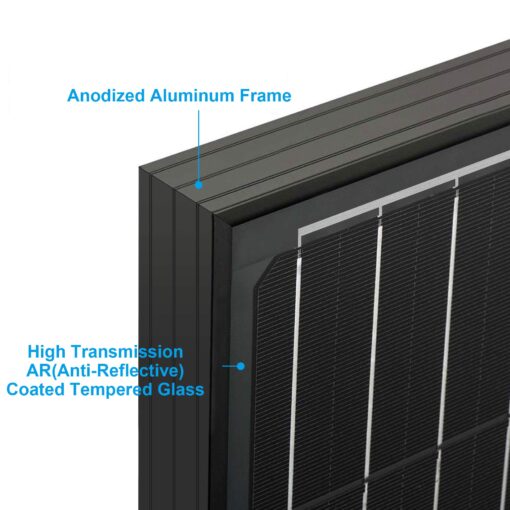 ACOPOWER 12V 200W Mono Solar Panel for 12V Battery Charging,Singel Panel Only,Off-Grid System(Panel Only) - Image 6